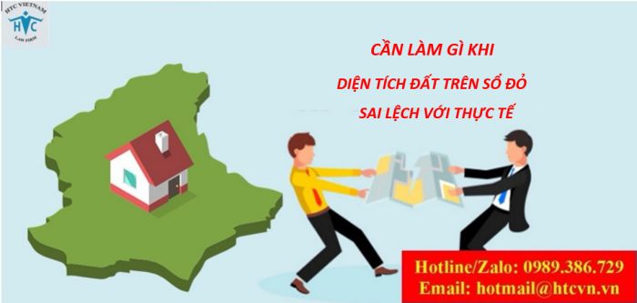 CẦN LÀM GÌ KHI DIỆN TÍCH ĐẤT TRÊN SỔ ĐỎ SAI LỆCH VỚI THỰC TẾ